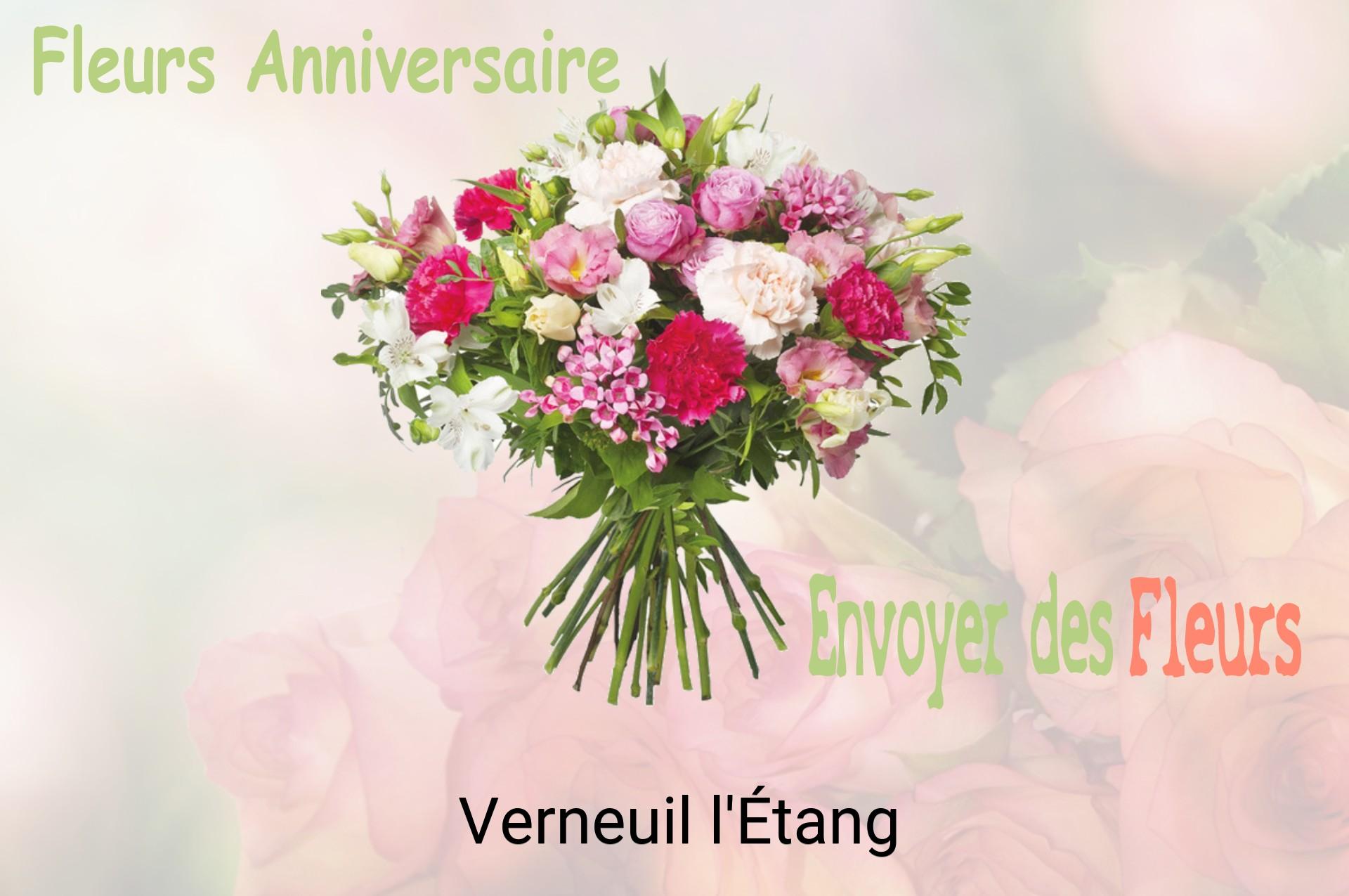 Bouquet de fleurs d’anniversaire livré à Verneuil-l'Étang