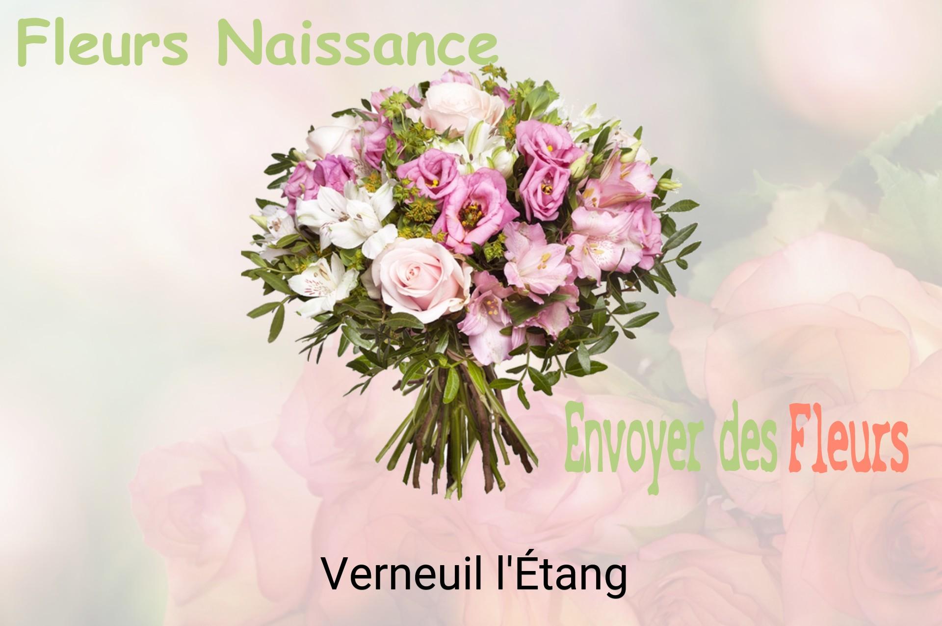 Bouquet de fleurs de naissance livré à Verneuil-l'Étang