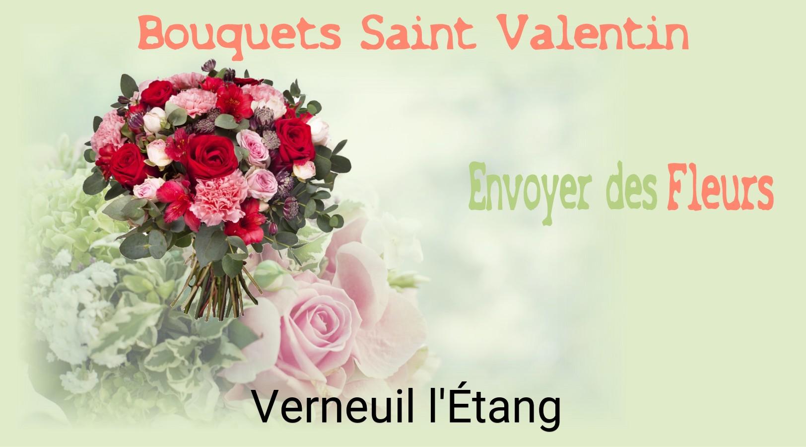 Roses de Saint-Valentin livrées à Verneuil-l'Étang